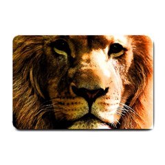 Lion  Small Doormat  by Valentinaart