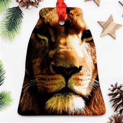 Lion  Bell Ornament (two Sides) by Valentinaart