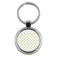 Angry Emoji Graphic Pattern Key Chains (round)  by dflcprints