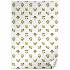 Angry Emoji Graphic Pattern Canvas 12  X 18   by dflcprints