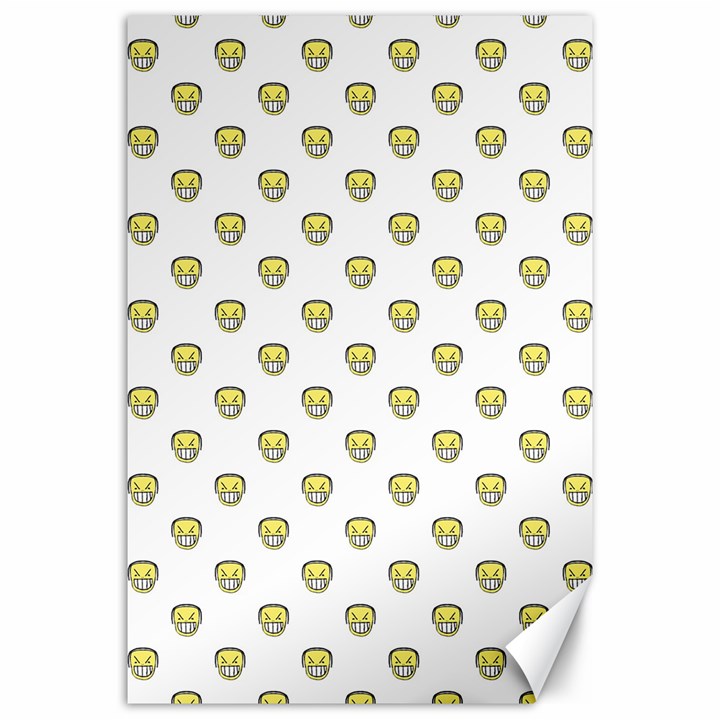 Angry Emoji Graphic Pattern Canvas 20  x 30  