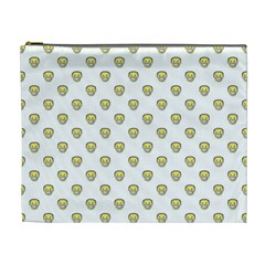 Angry Emoji Graphic Pattern Cosmetic Bag (xl) by dflcprints