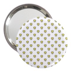 Angry Emoji Graphic Pattern 3  Handbag Mirrors by dflcprints