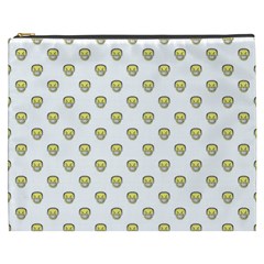 Angry Emoji Graphic Pattern Cosmetic Bag (xxxl)  by dflcprints