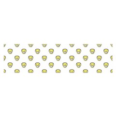 Angry Emoji Graphic Pattern Satin Scarf (oblong) by dflcprints