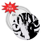 Cat 2.25  Buttons (10 pack)  Front