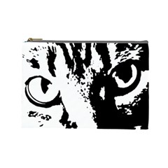 Cat Cosmetic Bag (large)  by Valentinaart