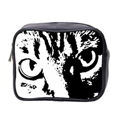 Cat Mini Toiletries Bag 2-side by Valentinaart