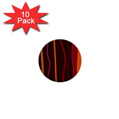 Colorful Striped Background 1  Mini Buttons (10 Pack)  by TastefulDesigns