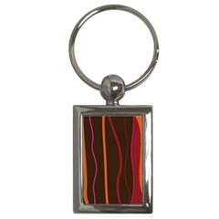 Colorful Striped Background Key Chains (rectangle)  by TastefulDesigns