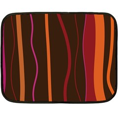 Colorful Striped Background Fleece Blanket (mini) by TastefulDesigns