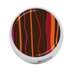 Colorful Striped Background 4-port Usb Hub (two Sides)  by TastefulDesigns