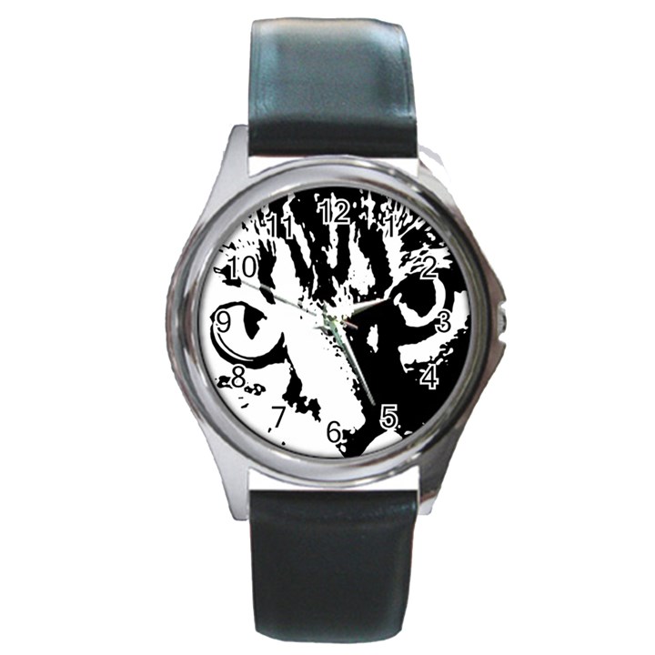 Lion  Round Metal Watch