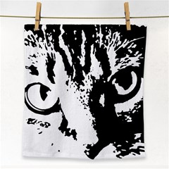 Lion  Face Towel by Valentinaart