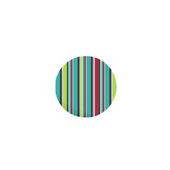 Colorful Striped Background  1  Mini Buttons by TastefulDesigns