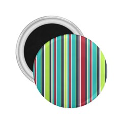 Colorful Striped Background  2 25  Magnets by TastefulDesigns