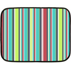 Colorful Striped Background  Fleece Blanket (mini) by TastefulDesigns