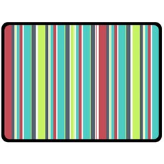 Colorful Striped Background  Fleece Blanket (large)  by TastefulDesigns