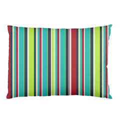 Colorful Striped Background  Pillow Case (two Sides) by TastefulDesigns