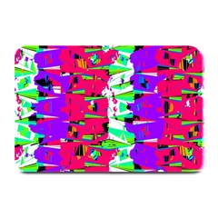 Colorful Glitch Pattern Design Plate Mats