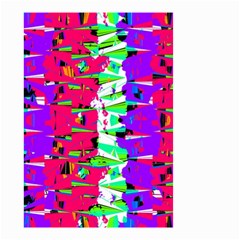 Colorful Glitch Pattern Design Small Garden Flag (Two Sides)