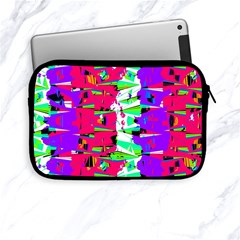 Colorful Glitch Pattern Design Apple Ipad Mini Zipper Cases by dflcprints