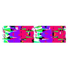 Colorful Glitch Pattern Design Satin Scarf (oblong) by dflcprintsclothing