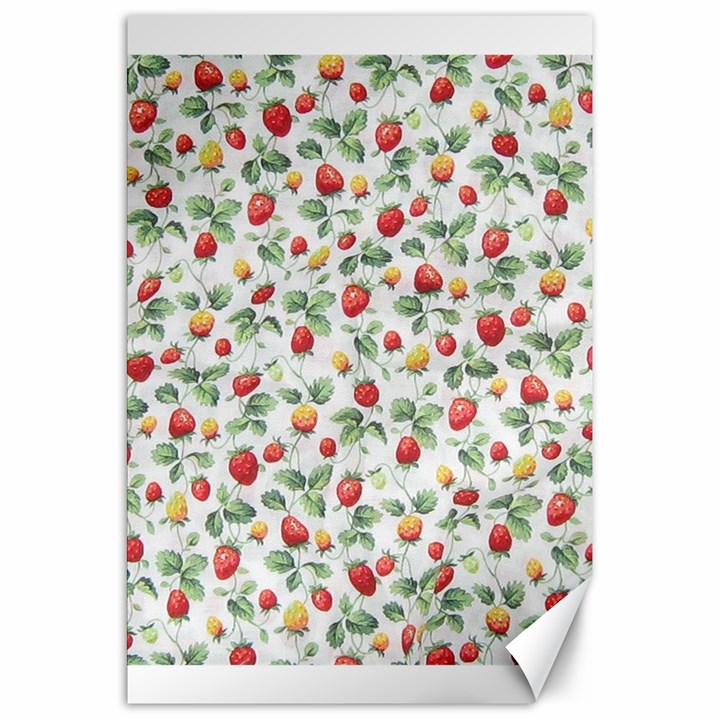 Strawberry pattern Canvas 20  x 30  