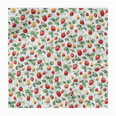 Strawberry Pattern Medium Glasses Cloth by Valentinaart