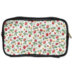 Strawberry Pattern Toiletries Bags 2-side by Valentinaart