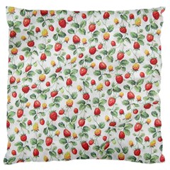 Strawberry Pattern Standard Flano Cushion Case (two Sides) by Valentinaart