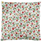 Strawberry pattern Large Flano Cushion Case (Two Sides) Front