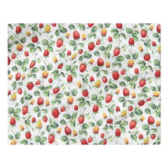 Strawberry Pattern Double Sided Flano Blanket (large)  by Valentinaart