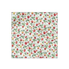 Strawberry Pattern Satin Bandana Scarf by Valentinaart