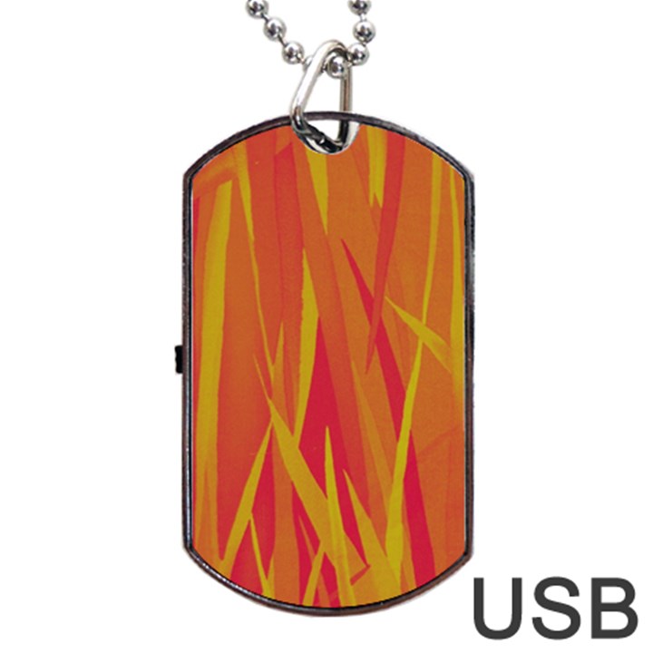 Pattern Dog Tag USB Flash (One Side)