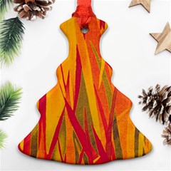 Pattern Christmas Tree Ornament (two Sides)