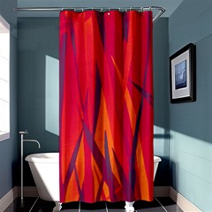 Pattern Shower Curtain 36  X 72  (stall)  by Valentinaart