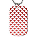 Emoji Heart Character Drawing  Dog Tag (One Side) Front