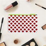 Emoji Heart Character Drawing  Cosmetic Bag (XS) Back