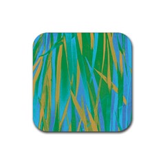 Pattern Rubber Coaster (square)  by Valentinaart