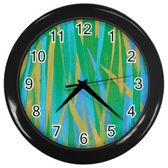 Pattern Wall Clocks (Black)