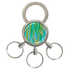 Pattern 3-Ring Key Chains