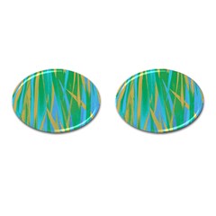 Pattern Cufflinks (Oval)