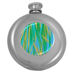 Pattern Round Hip Flask (5 oz)