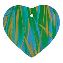 Pattern Heart Ornament (Two Sides)