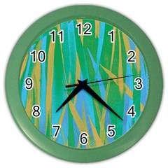 Pattern Color Wall Clocks by Valentinaart