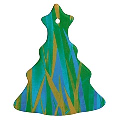 Pattern Christmas Tree Ornament (two Sides) by Valentinaart