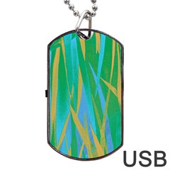 Pattern Dog Tag USB Flash (One Side)