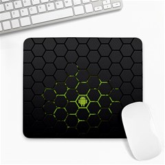 Green Android Honeycomb  Large Mousepads