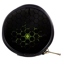 Green Android Honeycomb  Mini Makeup Bags